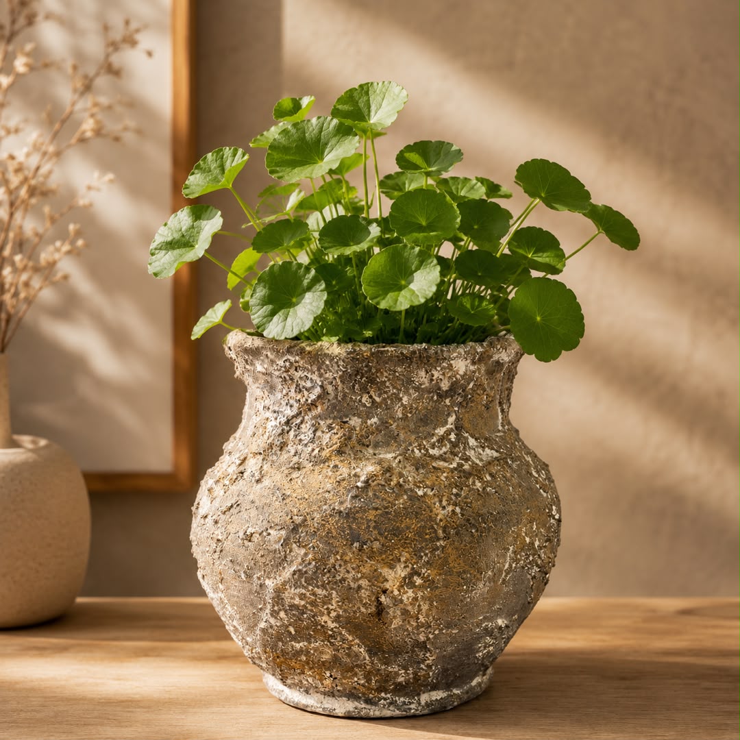 Monstera Deliciosa in a plain pot