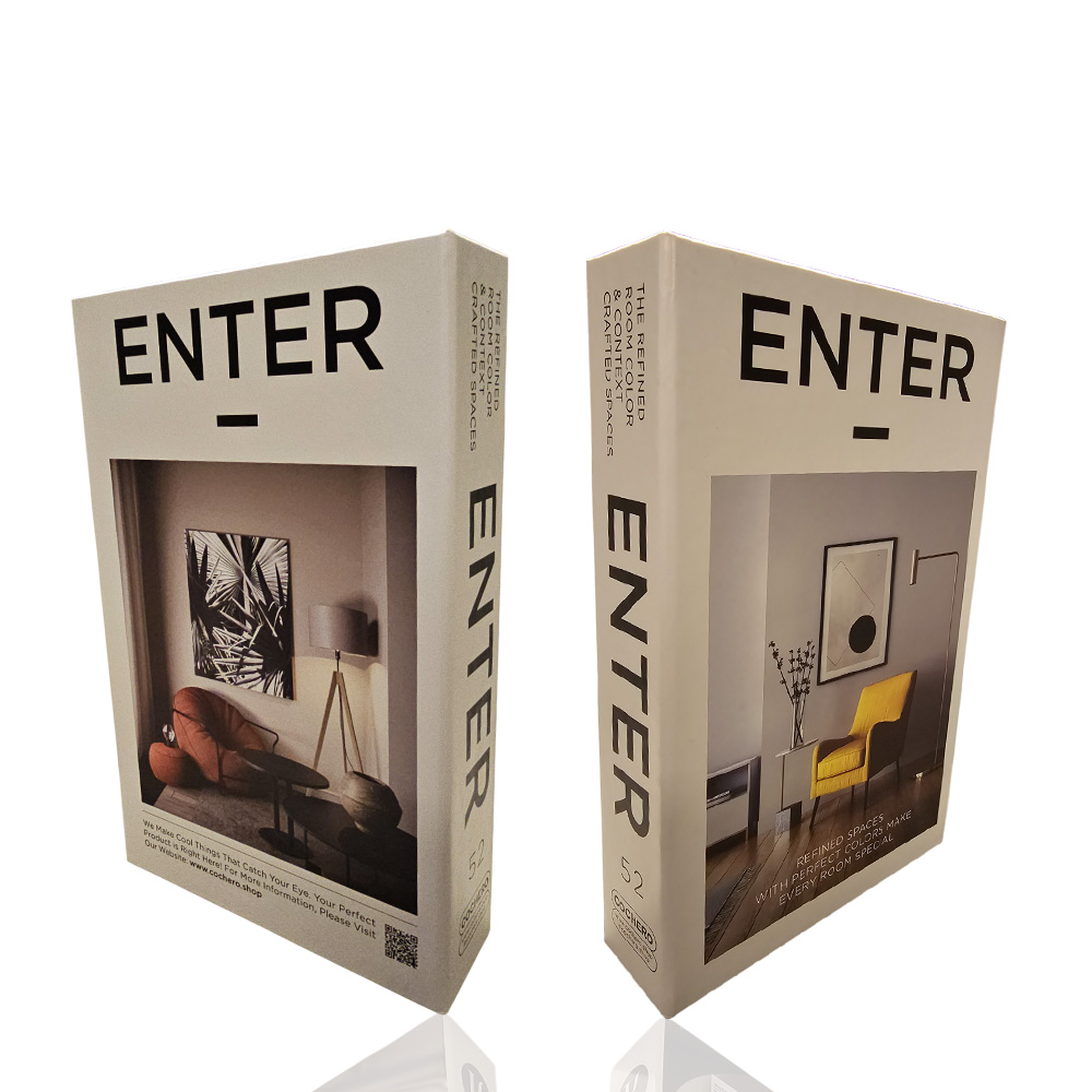 کتاب دکوری 2 رو مدل اینتر Enter