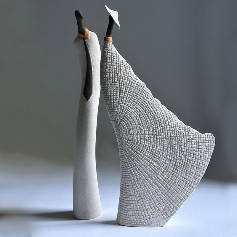 مجسمه مینیمال آقا و خانم  اسمیت