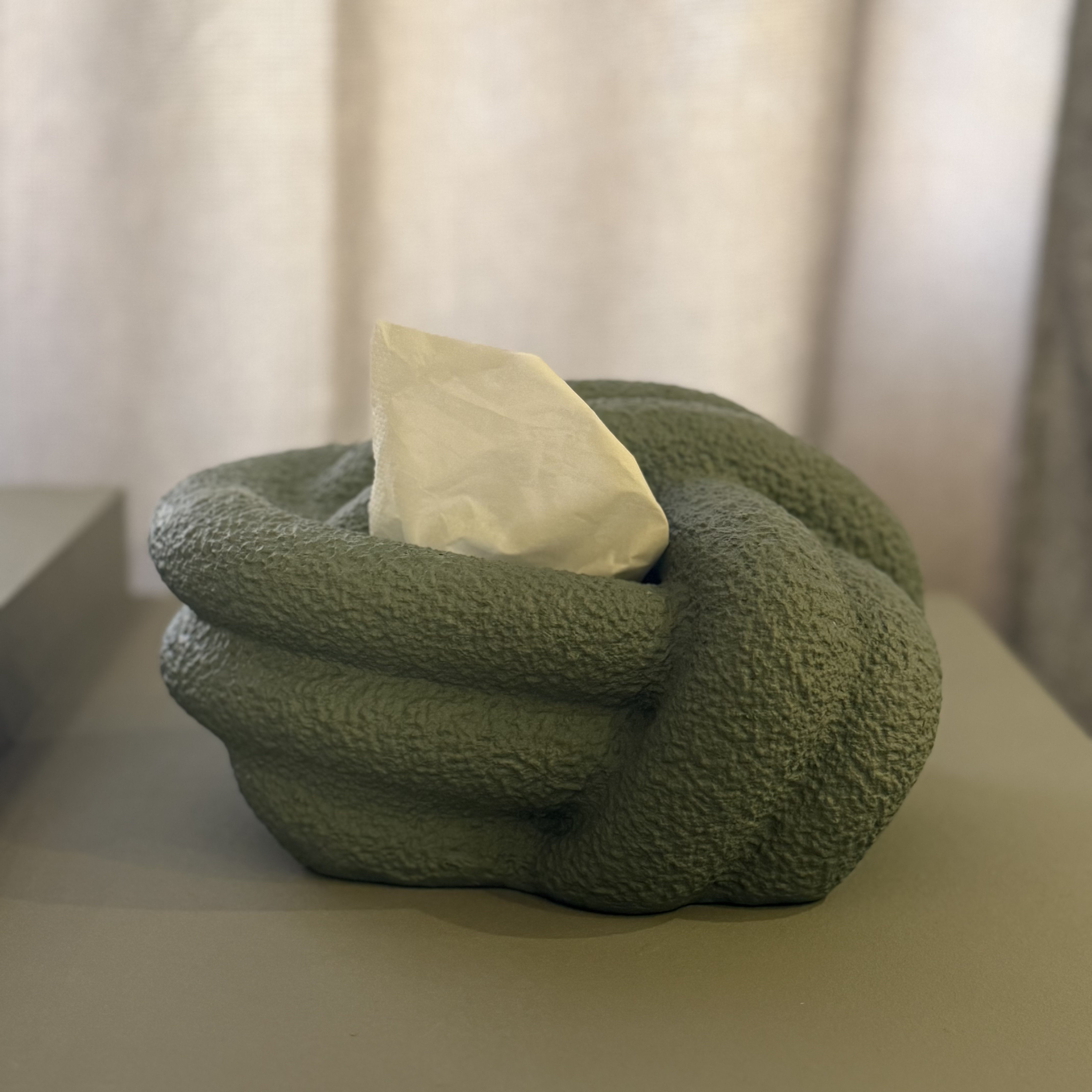 جا دستمالی گره ی تکسچری