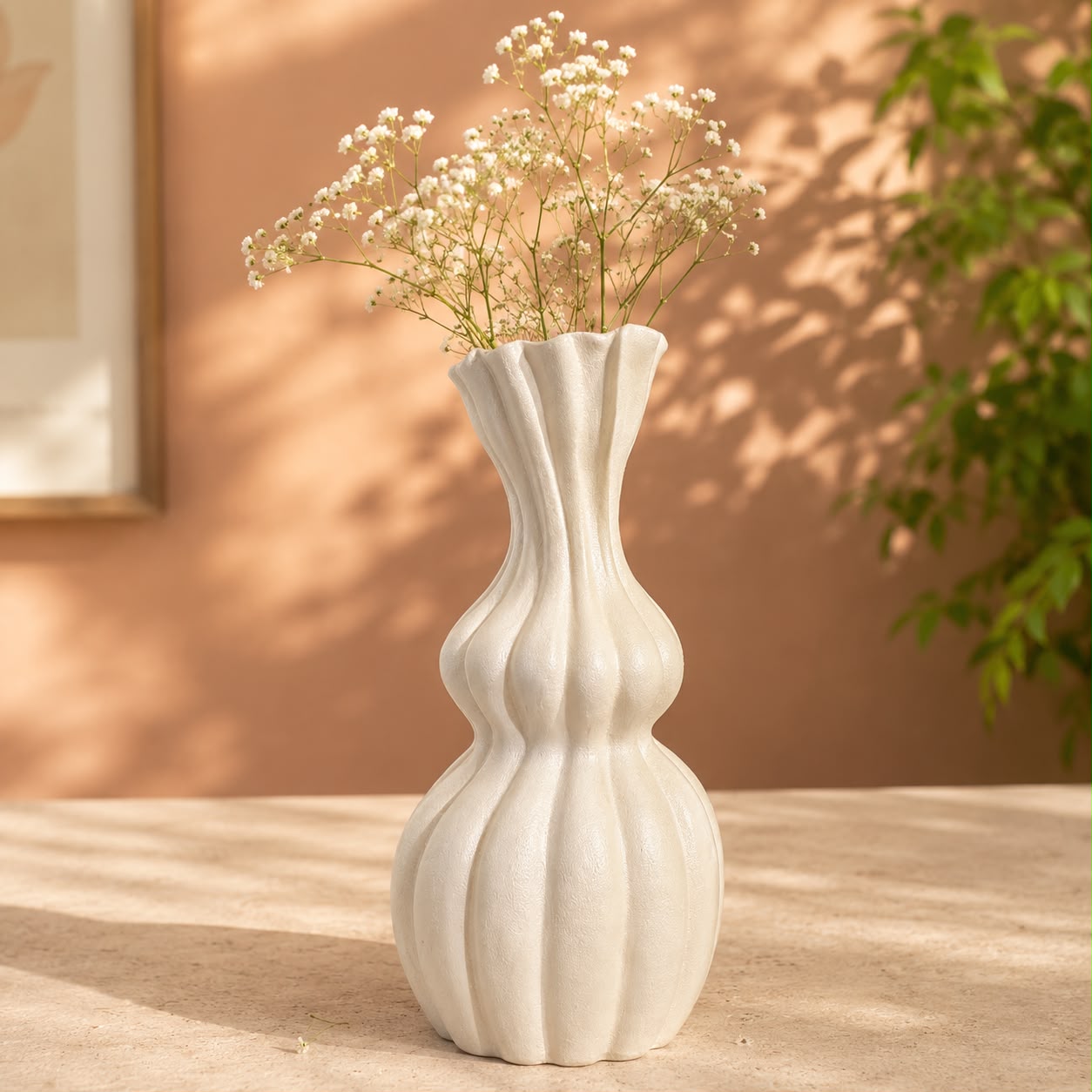 Monstera Deliciosa in a plain pot