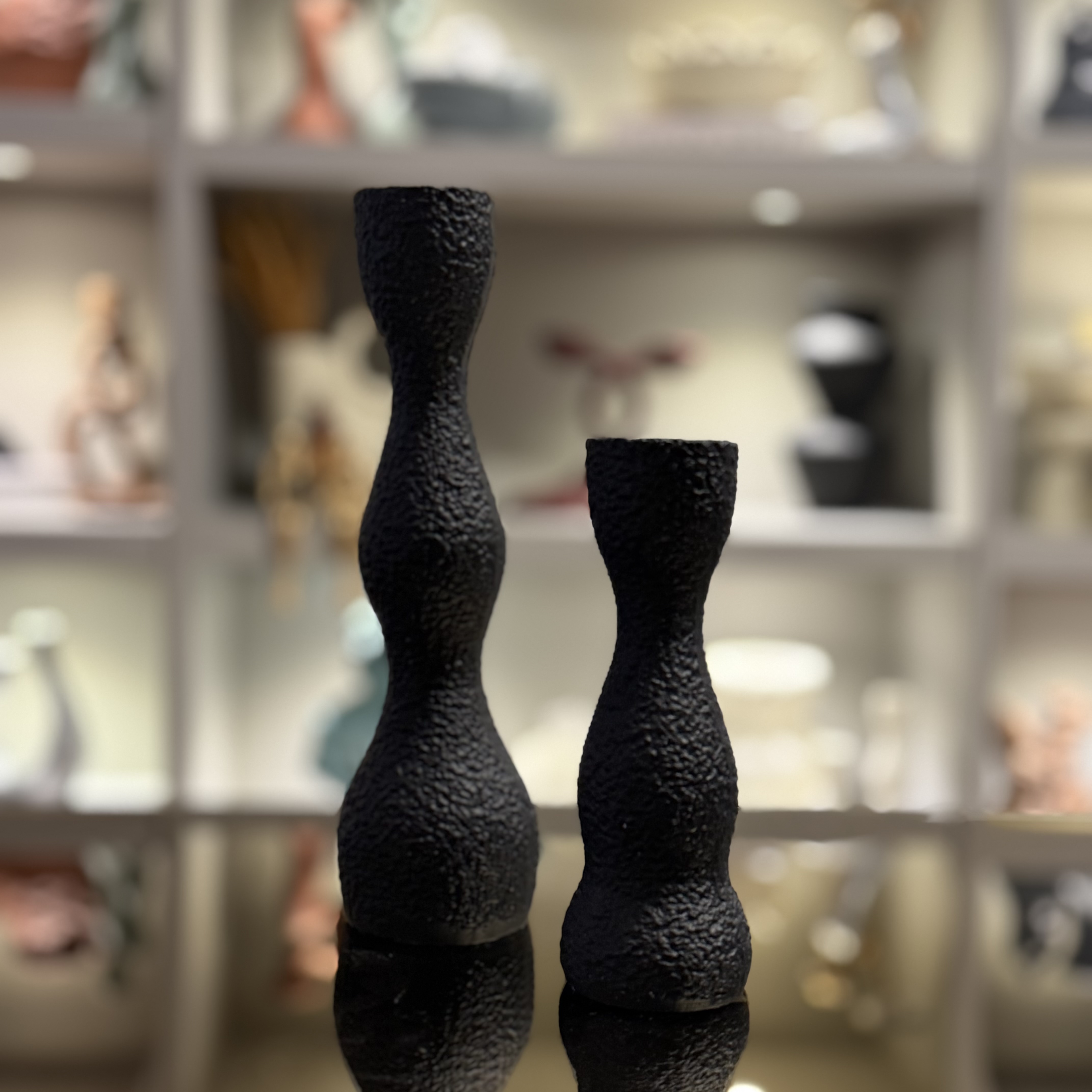 جا شمعی مینیمال تکسچری 