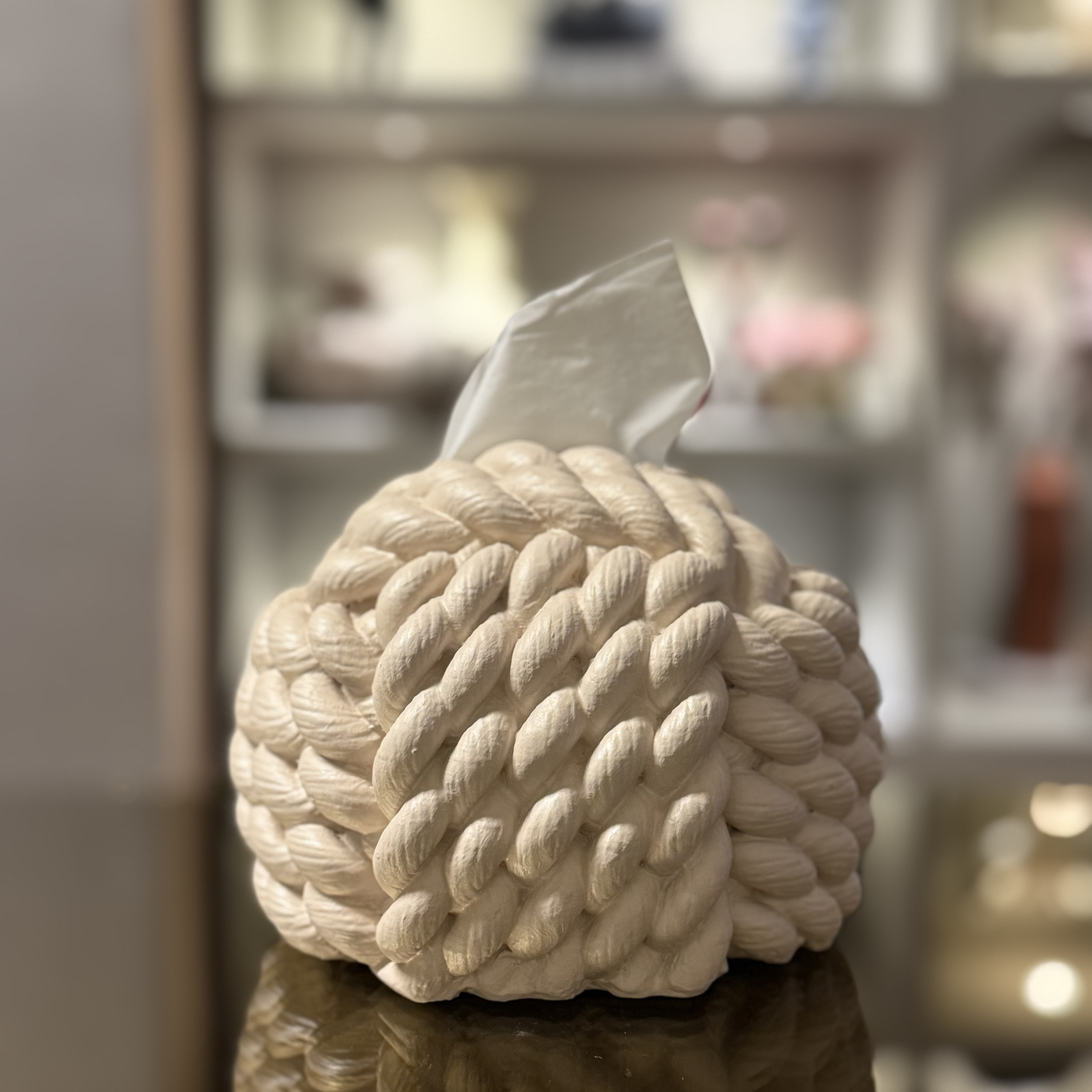 جا دستمالی بافت