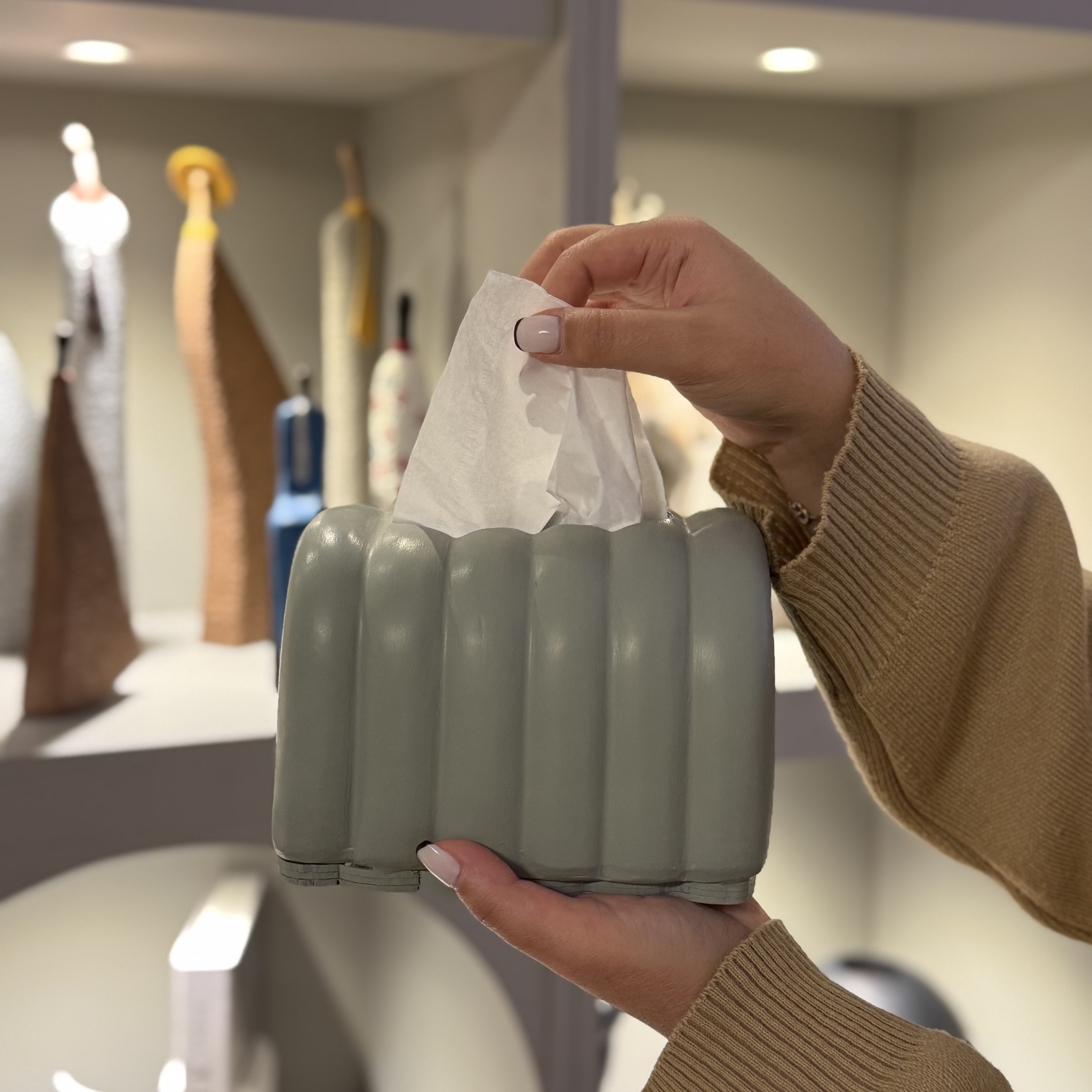 جا دستمالی خطی